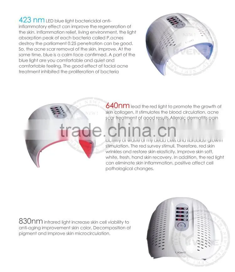 633nm LED Skin Whitening photon led skin rejuvenation