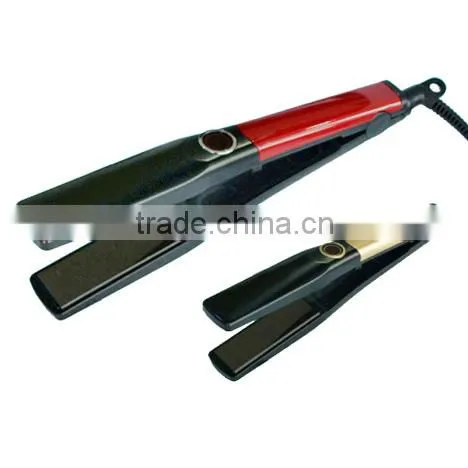 Professiona ceramic coating plate hair straightener OEM hair flat iron beauty salon tools