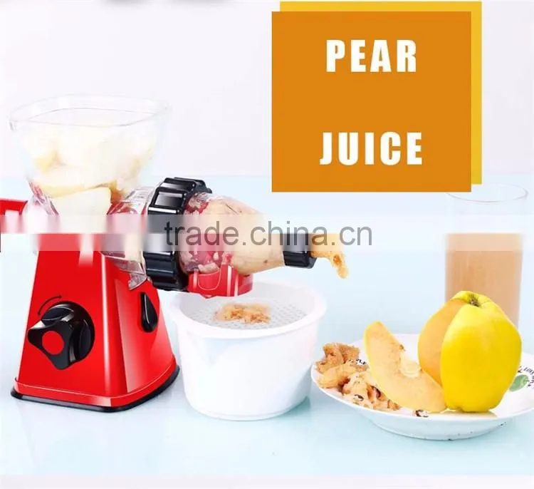 New Design Plastic Manual Fruit Juicer Kitchen Master Manual Juicer Extractor