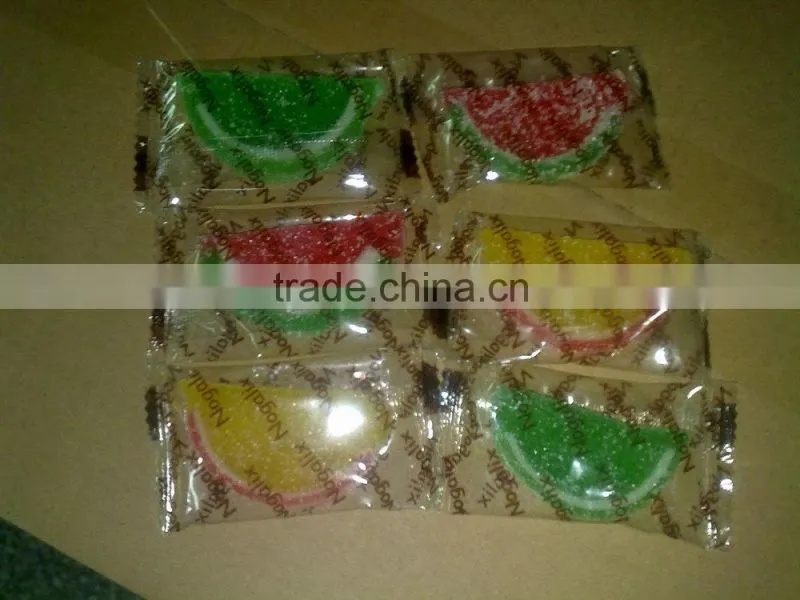 Soft Fruit Flavor Watermelon Sharped Jelly Candy
