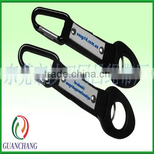 New hot products on the market woven embroidered lanyard with carabiner,promotional gift items