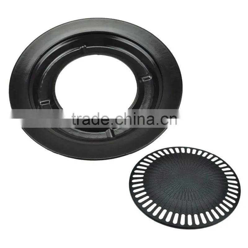 BBQ Grill Plate for gas Stove BBQ Grill Plate Cast Iron BBQ Plate