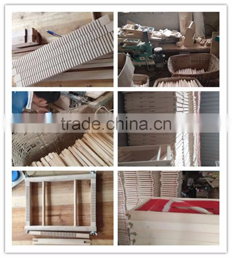 OEM ODM factory customize hand wooden toy weaving loom kit