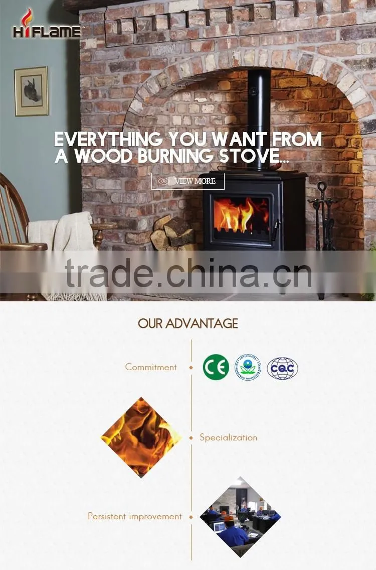 Excellent supplier wood logs fireplace/wood burning stove with glass door