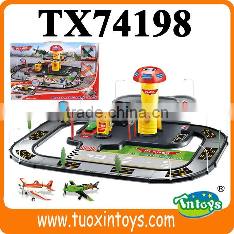 TX74197 rail diy parking lot toy