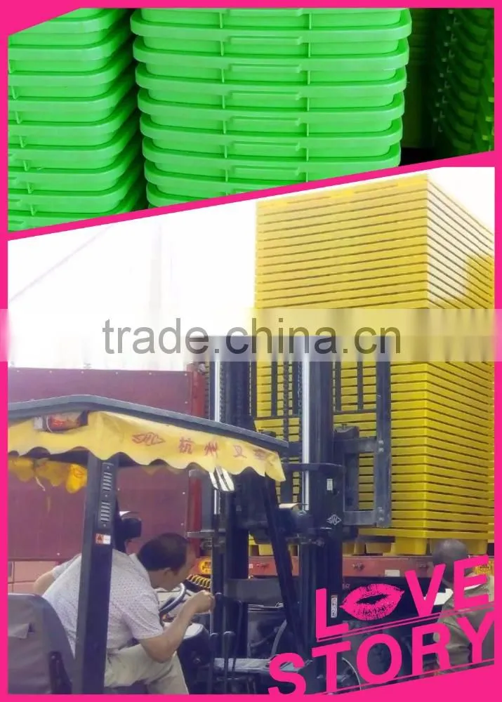 1200x1000 double side plastic pallet for warehouse racking