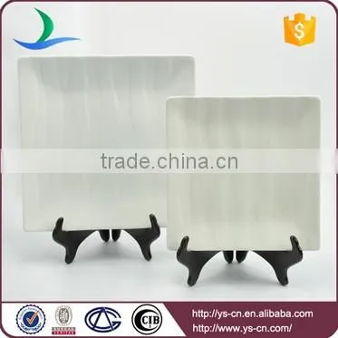 Wholesale restaurant cheap porcelain bulk white catering dinner plates