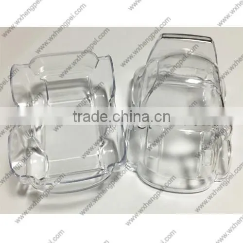 Cleverish portable cute transparent car plastic storage jewelry wedding box kit