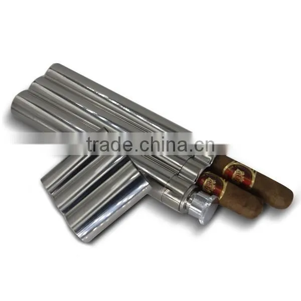 Hip flask cigar tubes wholesale 2 oz