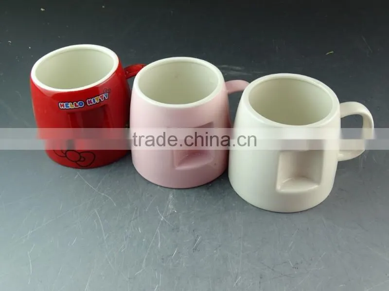 Stocked cheap ceramic mug for wholesale, creative coffee mug with handle