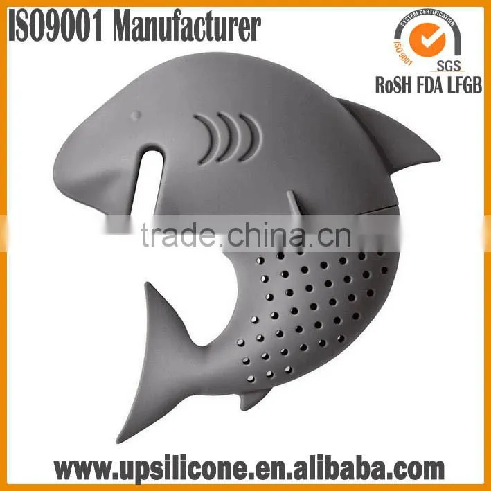 Eco-Friendly Shark Shape Silicone Tea Infuser ,Silicone Shark Shape Tea Infuser,Tea Strainers
