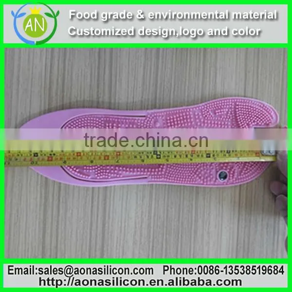 soft silicone slippers massage function slippers