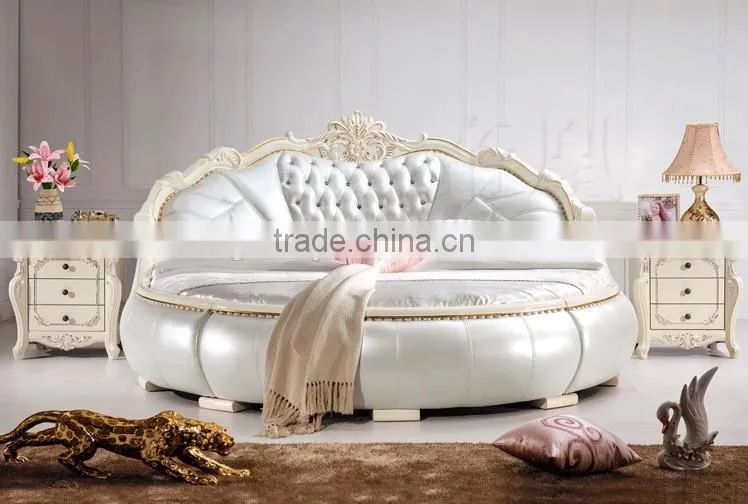 Luxury wood carving two drawers dresser for villa hotel