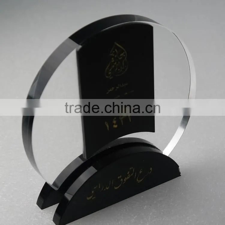 Custom High quality Golden star crystal trophy award