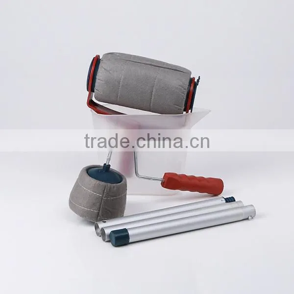 New come Fabric Plastic Handle Paint Roller Brush Set