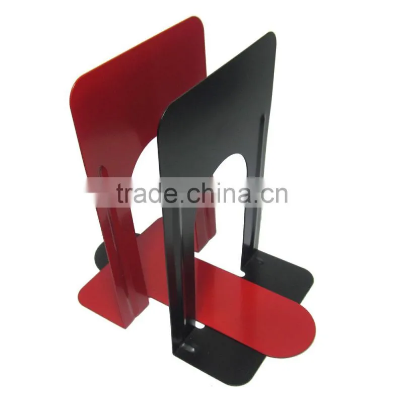 Fresh colored simple design 6"metal desktop office bookend