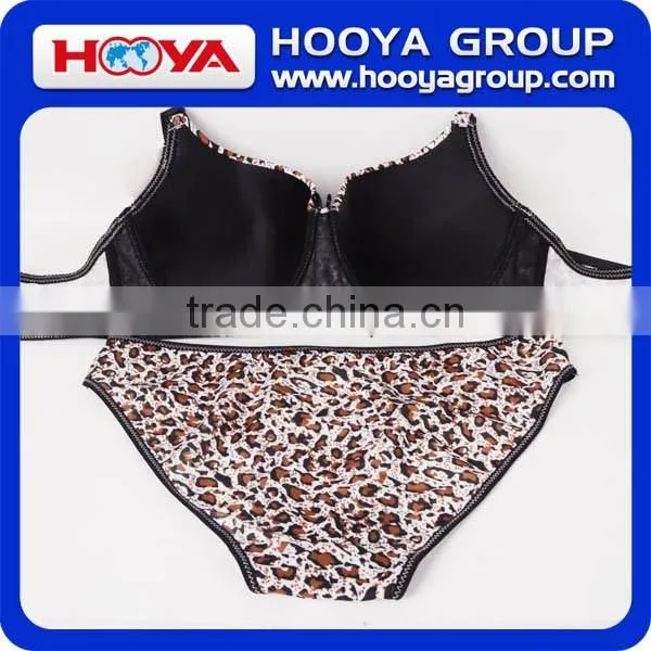 5% Spandex And 95% Polyester Sexy Fancy Bra Panty Set