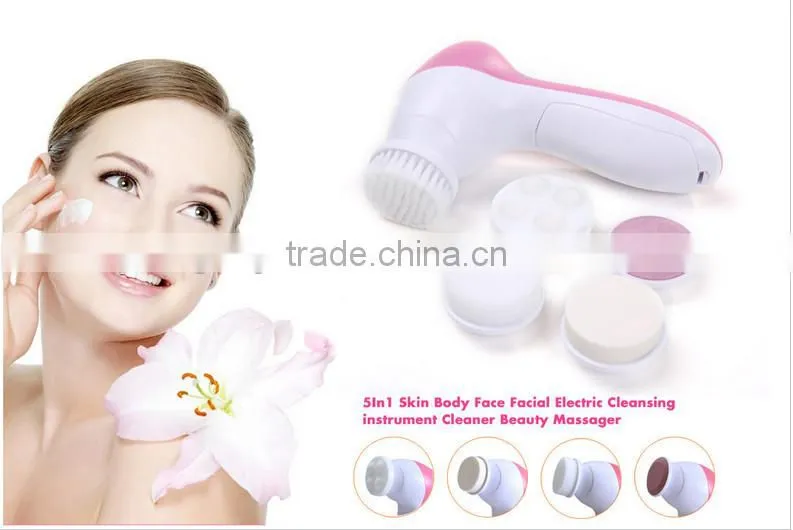 5in1 Multifunction Electric Face Facial Cleansing Brush