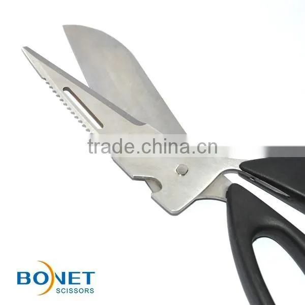 SKI0015 CE Certificated 9-1/4'' kitchen cutting tool multi-function separable/detachable scissors