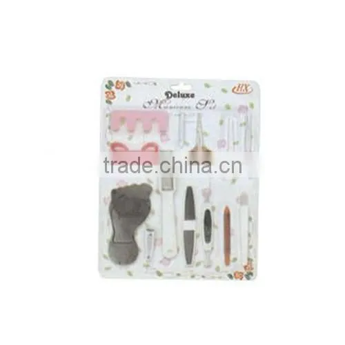 13pcs cheap wholesale girls nail nipper manicure set