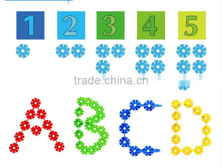 Snowflake Building Blocks Toy