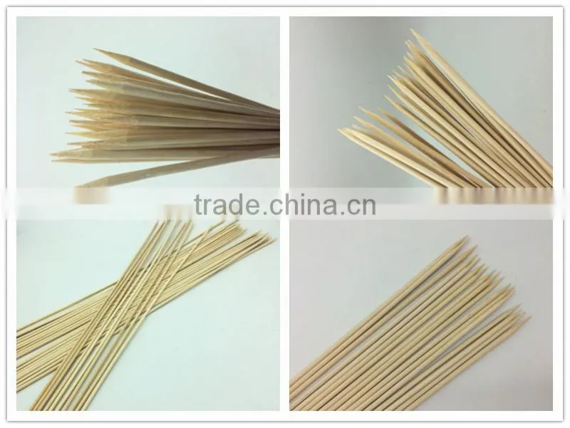 Premium Bamboo Marshmallow Smores Roasting Sticks 30 Inch 5mm Thick Extra Long Heavy Duty Wooden Skewers, 100 Pieces.