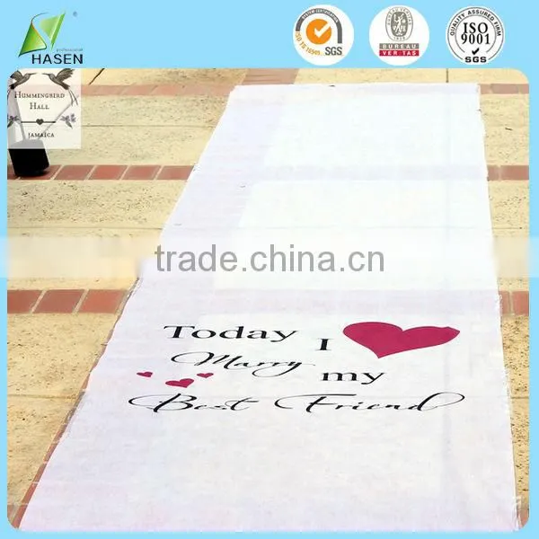 Disposable White Wedding Hall Carpet Runner