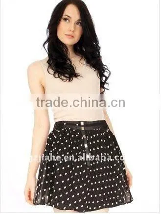 2012 fashion and popular spot lady beautiful long skirts