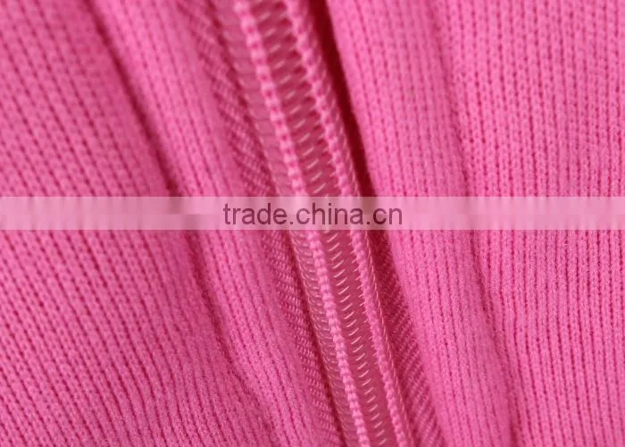 Trade Assurance DADI 2015 New Women Custom Casual Blank Plain Sports Wear Gym Zip Hoodies