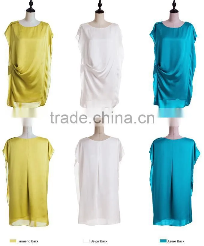 Wholesale fancy ladies tops new designs plus size batwing sleeves fancy ladies tops latest design