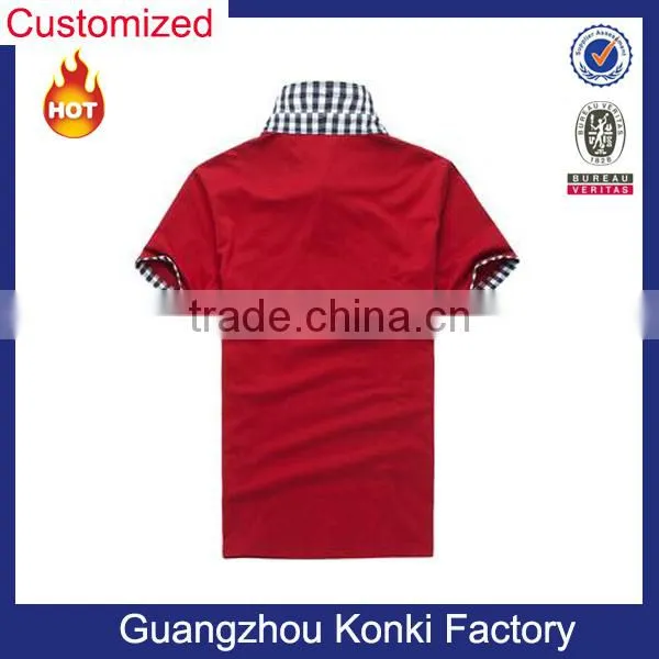custom made embroidered logo high quality polo shirt