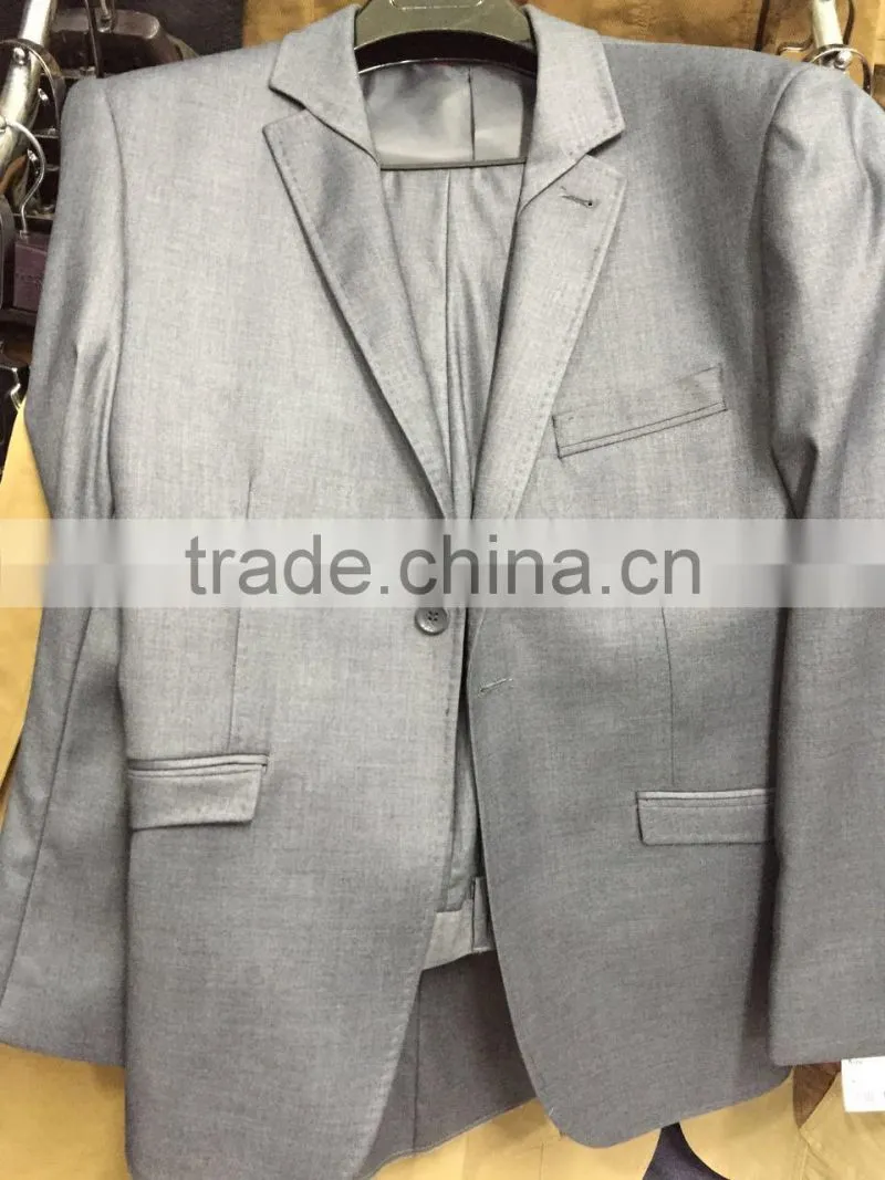 GZY low price stock wholesale latest design coat pant men suit