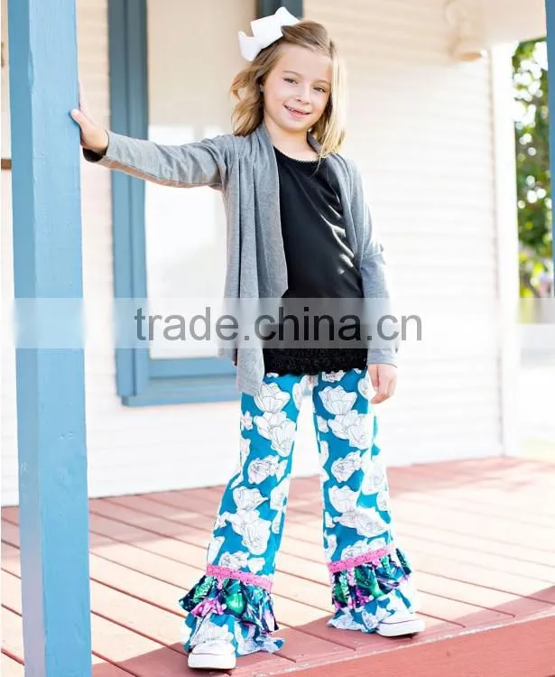 2017 hot style boutique baby kids clothing children wholesale printing new model baby leggings pants
