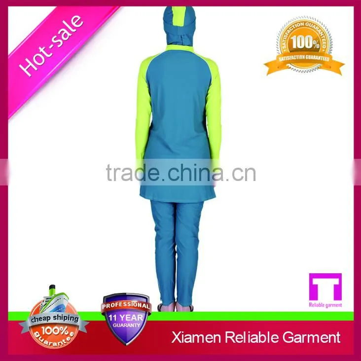Nature colour women muslim swimwear