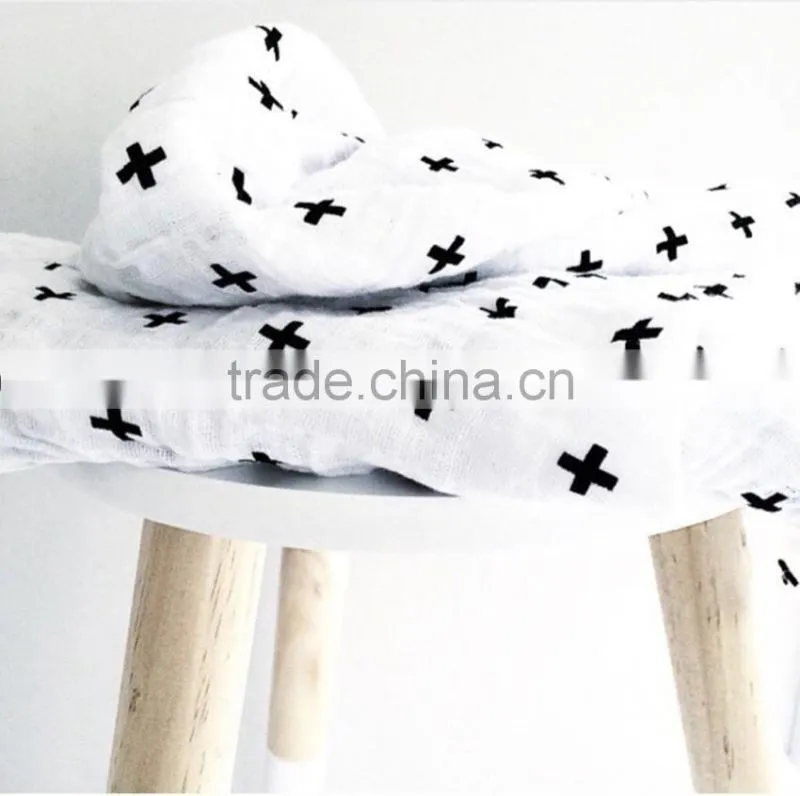 high quality baby blanket soft cotton swaddle blanket muslin swaddle