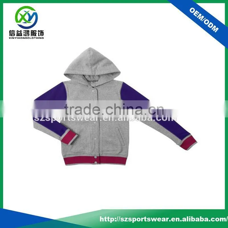 Color Combinations Buttons Design Boys Fashion Sports Hoodie