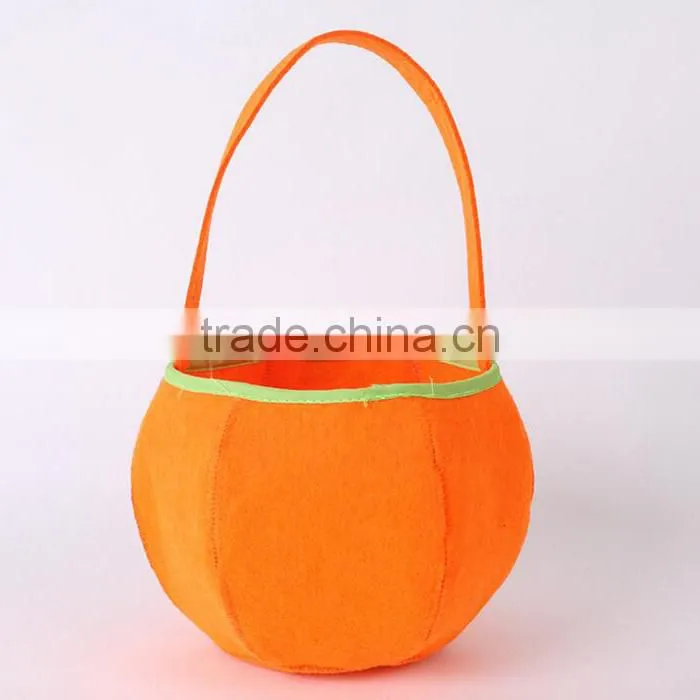 Cheap Wholesale Kids Candy Halloween Pumpkin Buckets For Party Decoration