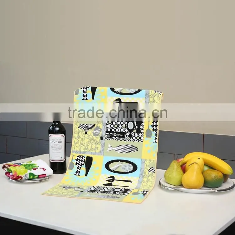 100% cotton high quality health print kitchen towel and tea towel