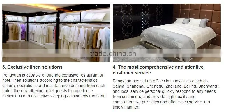 100% cotton hotel bedding set