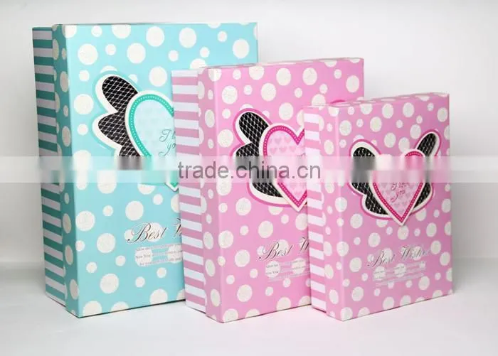 Valentines Day Angle Wing Shaped Empty Gift Boxes,Mother's Day Gift Paper Box/Christmas Paper Gift Box