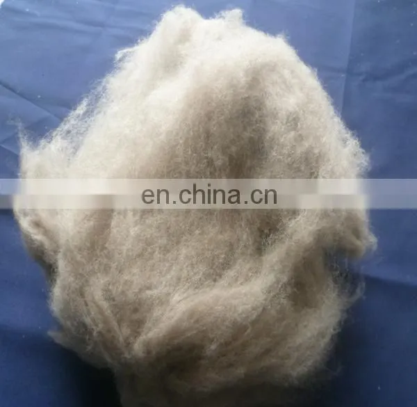 Professional factory dehaired raccoon hair natural brown color