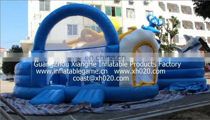 2013 Hot sale commercial grade PVC Tarpaulin brand new OB042 inflatable octopus obstacle courses