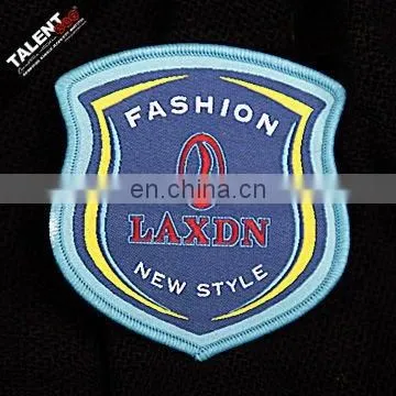 custom uniform logo woven badge for school