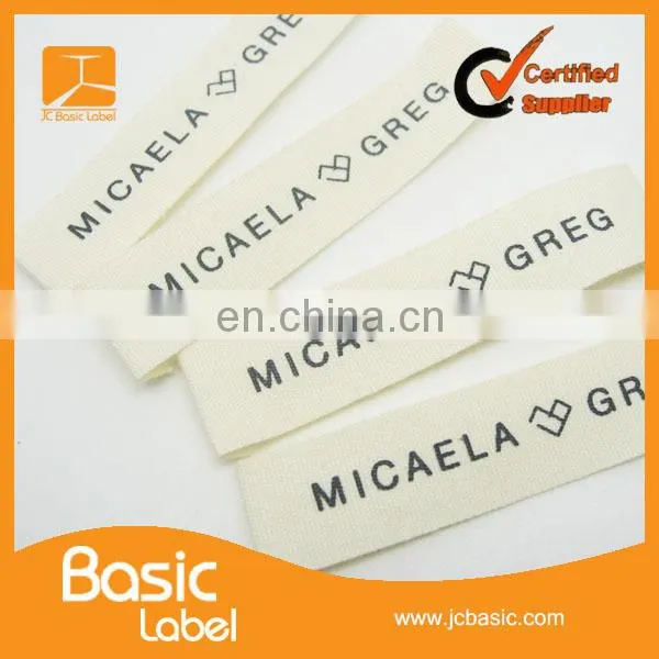 cotton printed label / cotton labels / cotton clothing labels