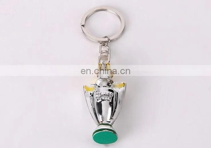 Novelty wholesale metal keychain sports gift item