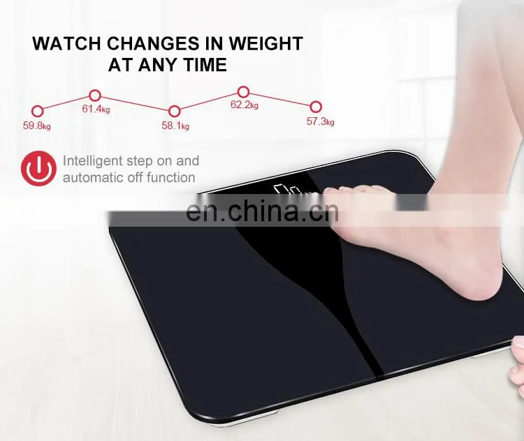 Personal Household 180Kg 396Lb Body Weigh Digital Bathroom Electronic Weighing Scale