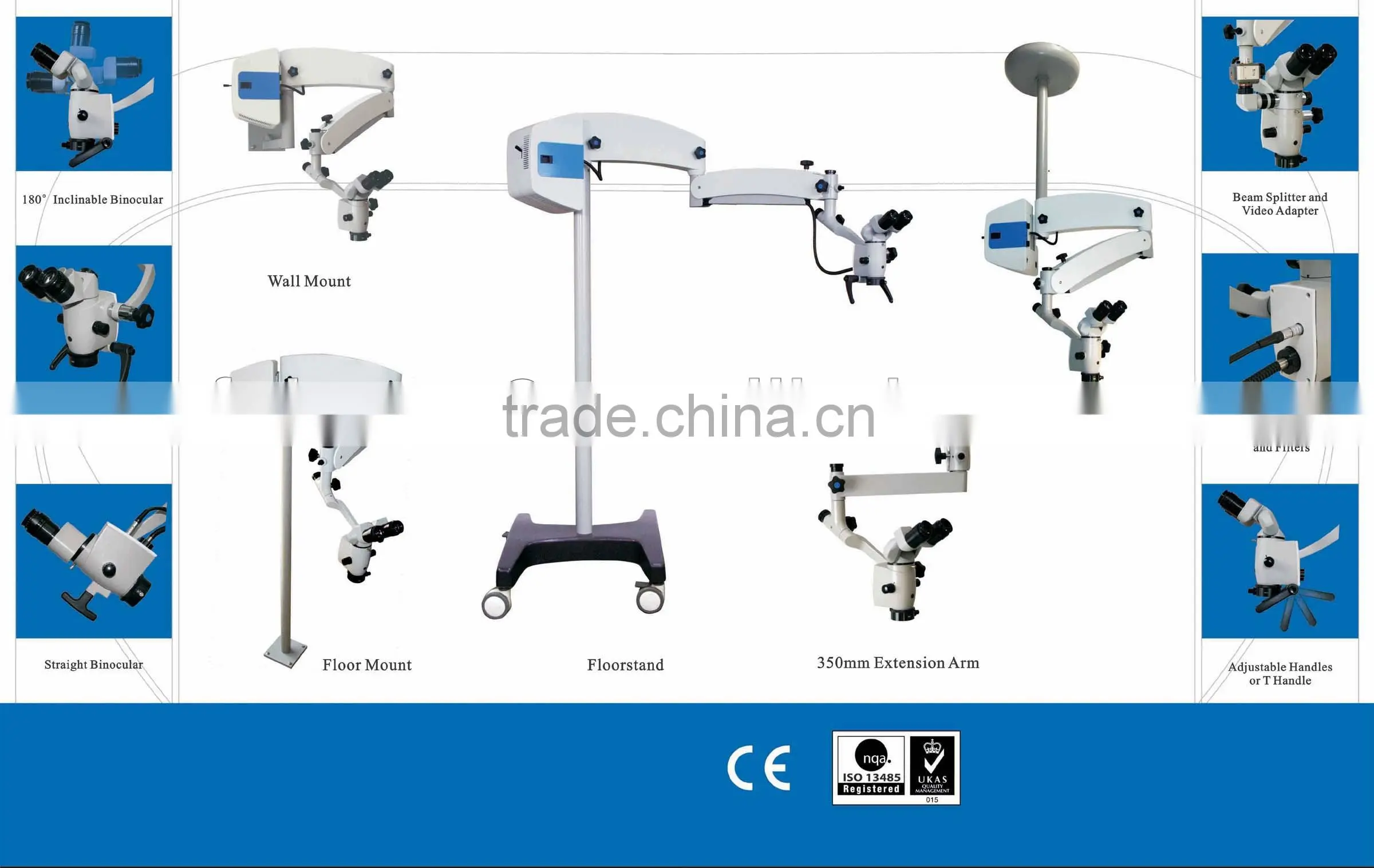 Microscope Operation for ENT and Dental Surgical Microscope