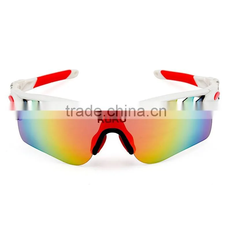 Factory Wholesale OEM UV400 Polarized Outdoor Sport Sun Glass Riding Cycling Glasses