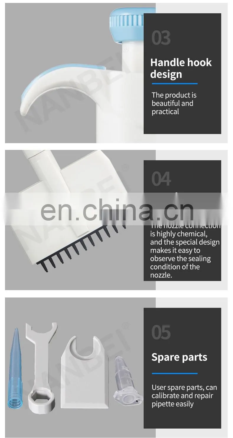 Medical Lab Adjustable and Fixed Volume MicroPette Plus Autoclavable Multichannel Automatic Pipette Price