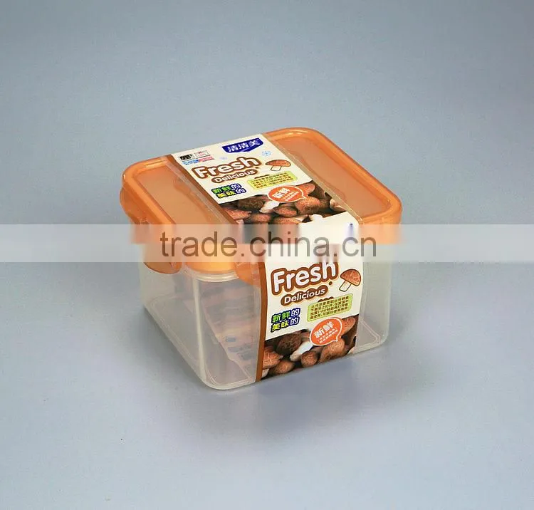 Square Plastic Airtight Food Container food freshness preservation box